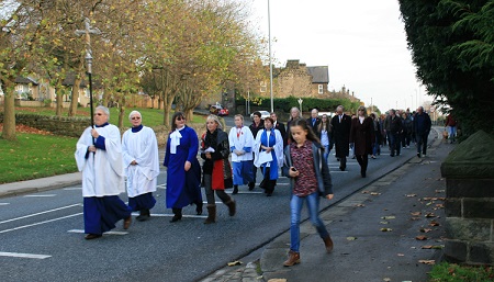 remembrance procession 2014